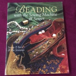 Beading with sewing machine and Serger BOOK